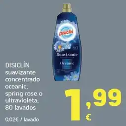 HiperDino Disiclin suavizante concentrado oceanic, spring rose o ultravioleta oferta