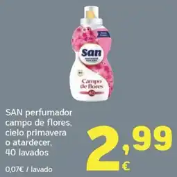 HiperDino San perfumador campo de flores, cielo primavera o atardecer oferta