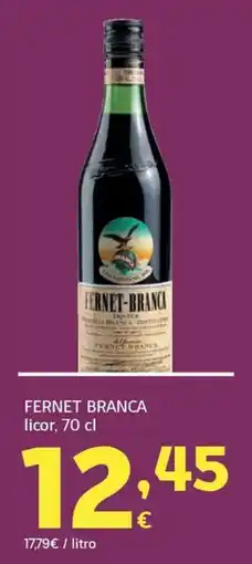 HiperDino Fernet Branca licor oferta