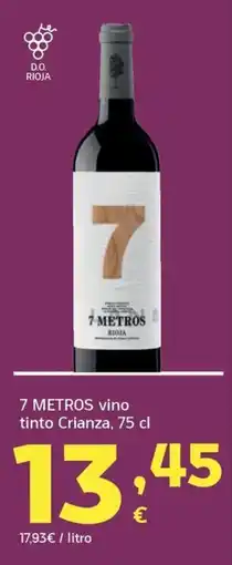 HiperDino 7 metros vino tinto crianza oferta