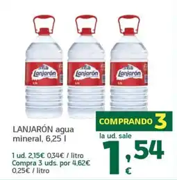 HiperDino Lanjarón agua mineral oferta
