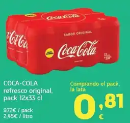 HiperDino Coca-Cola refresco original oferta