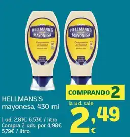 HiperDino hellmans's mayonesa oferta