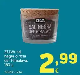HiperDino Zelva sal negra o rosa del himalaya oferta