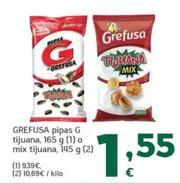 HiperDino Grefusa pipas tijuana mix tijuana oferta