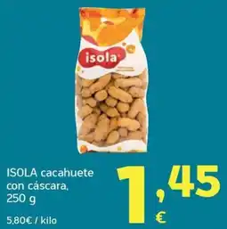 HiperDino isola cacahuete con cáscara oferta