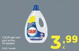 HiperDino Colon gel azul oferta