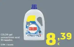 HiperDino Colon gel sensaciones azul oferta