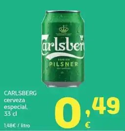 HiperDino Carlsberg cerveza especial oferta