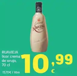 HiperDino Ruavieja licor crema de orujo oferta