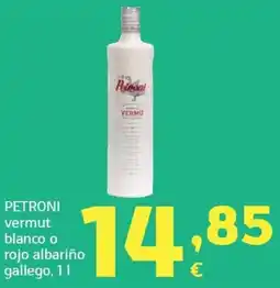 HiperDino Petroni vermut blanco o rojo albariño gallego oferta