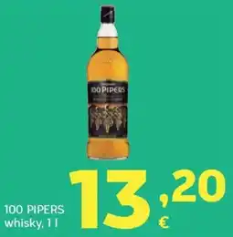 HiperDino 100 pipers whisky oferta