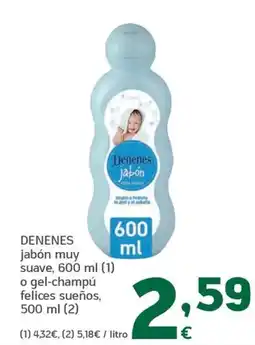 HiperDino Denenes jabón muy suave oferta