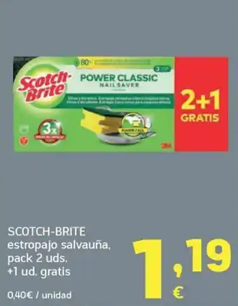Scotch-brite estropajo salvauña