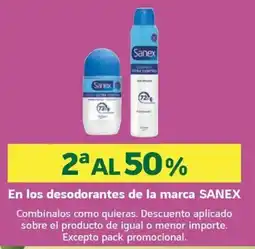 HiperDino Sanex desodorantes oferta