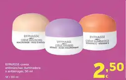 HiperDino Byphasse crema antimanchas, iluminadora o antiarrugas oferta