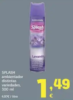 HiperDino Splash ambientador oferta