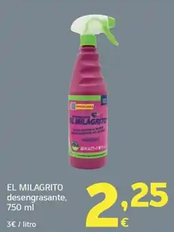HiperDino el milagrito desengrasante oferta