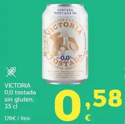 HiperDino Victoria 0,0 tostada oferta
