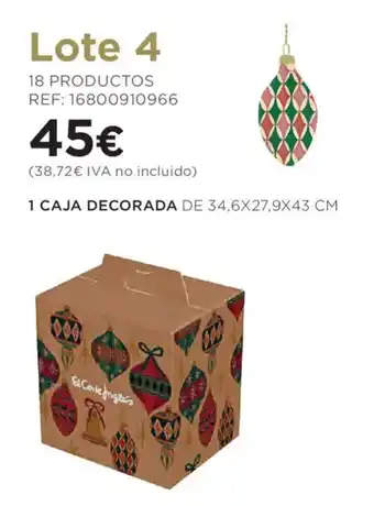 El Corte Inglés lote 4