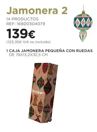 1 caja jamonera pequena con ruedas