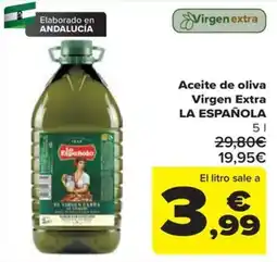 Carrefour La Española aceite de oliva virgen extra oferta