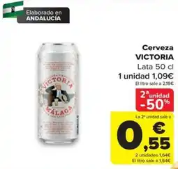 Carrefour Cerveza Victoria oferta