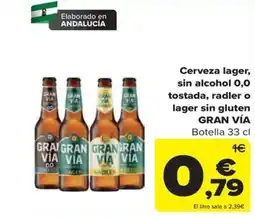 Carrefour Gran Vía cerveza lager oferta