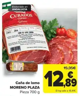 Carrefour Moreno Plaza Caña de lomo oferta