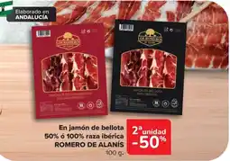 Carrefour Romero de alanís jamón de bellota oferta