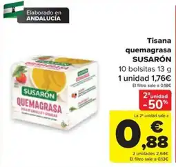 Carrefour Susaron tisana quemagrasa oferta