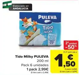 Carrefour Tido Milky Puleva oferta