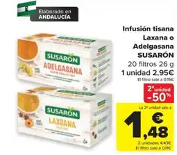 Carrefour Susaron infusión tisana laxana o adelgasana oferta
