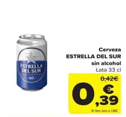 Carrefour Estrella del sur sin alcohol oferta