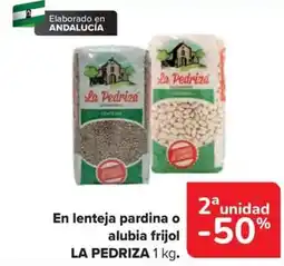 Carrefour La Pedriza lenteja pardina o alubia frijol oferta