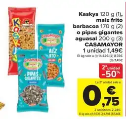 Carrefour Casamayor pipas gigantes oferta