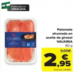 Carrefour Valkiria palometa ahumada en aceite de girasol oferta