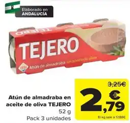 Carrefour Tejero atún de almadraba en aceite de oliva oferta