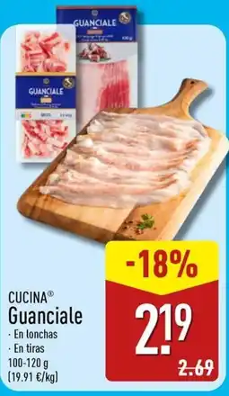 ALDI Cucina guanciale oferta