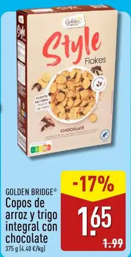 ALDI Golden Bridge Style Flakes Chocolate oferta