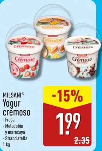 Milsani yogur cremoso