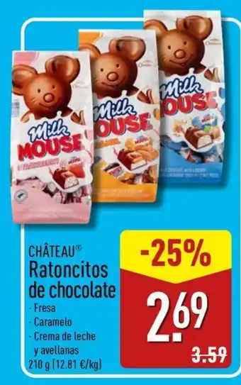 Château ratoncitos de chocolate