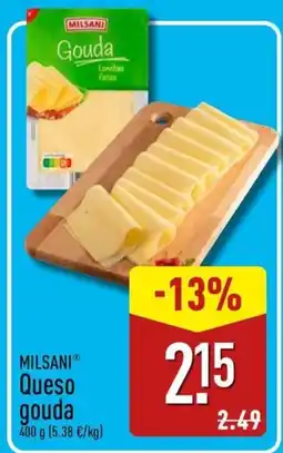 ALDI Milsani queso gouda oferta