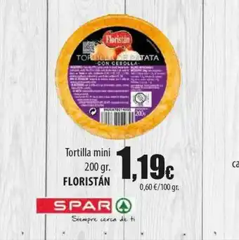 SPAR Lanzarote Torttilla Mini Floristán oferta