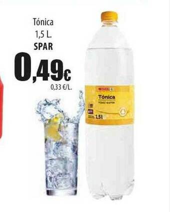 SPAR Lanzarote Tónica Spar oferta