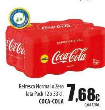 SPAR Lanzarote Refresco Normal O Zero Coca-cola oferta