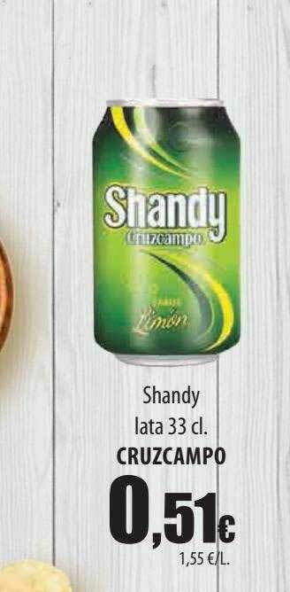 Spar Tenerife Shandy Cruzcampo oferta