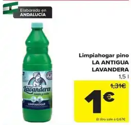 Carrefour La antigua lavandera limpiahogar pino oferta