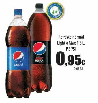 Spar Tenerife Refresco Normal Light O Max Pepsi oferta