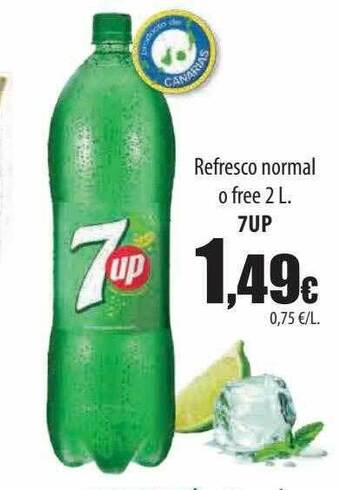 Spar Tenerife Refresco Normal O Free 7up oferta